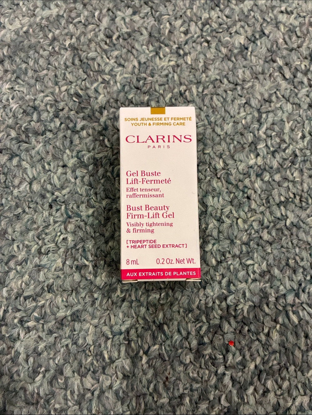 Clarins Bust Beauty Firm-Lift Gel — Pink & White Box